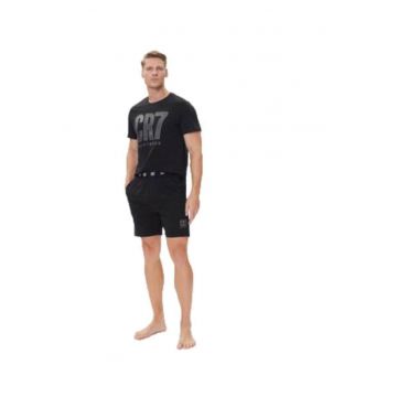 Pijama barbati -  bumbac - negru