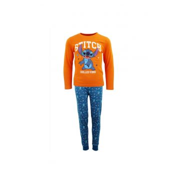 Pijamale copii  159076 - Portocaliu/Albastru