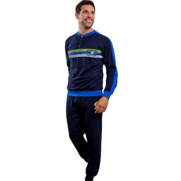 Pijamale lungi pentru barbati  LP1098 - Albastru