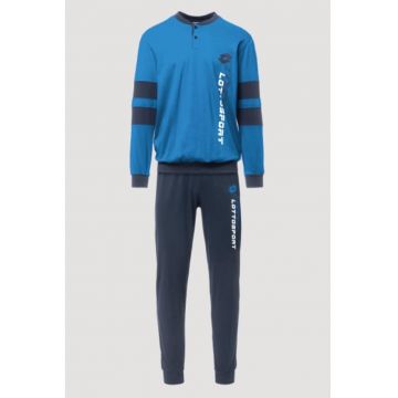 Pijamale lungi pentru barbati  LP1137 - Albastru deschis