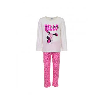 Pijamale lungi pentru copii  Alb/Roz