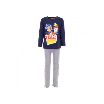Pijamale lungi pentru copii  Gri/Albastru
