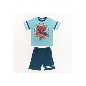 Pijamale  - Spider Man baieti  - SPD2597 - Albastru