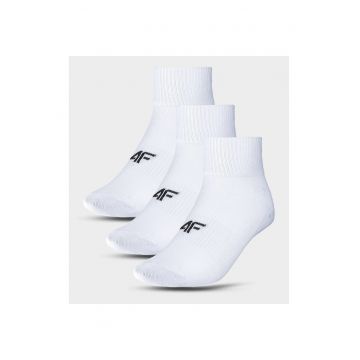 Set 3 perechi sosete Sportstyle Bumbac Copii - U330 Alb Unisex