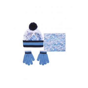 Set caciula-fular-manusi  Masura unica Multicolor