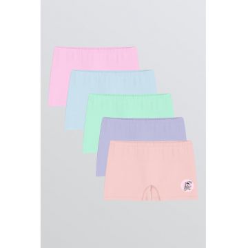 Set de boxeri cu imprimeu - 5 perechi - Multicolor