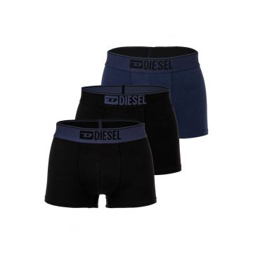 Set de boxeri Damien - 3 perechi - Negru/Albastru inchis