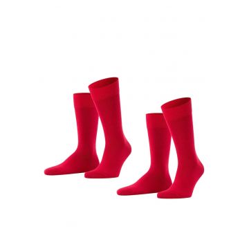 Set de sosete lungi Happy - 2 perechi - Rosu