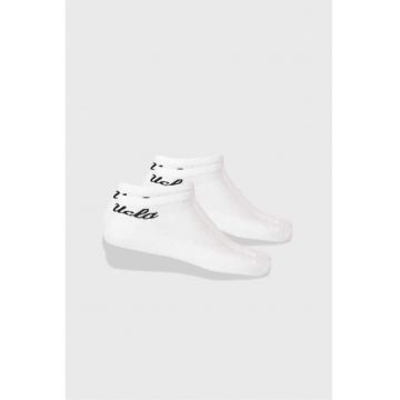 Set de sosete pe glezna - 2 perechi Adelita - Alb