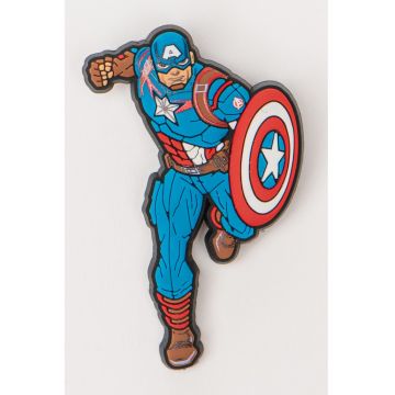 Talisman cu imprimeu cu desene Jibbitz - Rosu vermillion/Albastru deschis