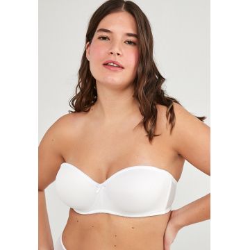 Sutien cu bretele detasabile - Alb