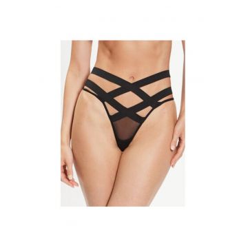 Chiloti dama -  300937570 - Poliamida - Negru - Negru