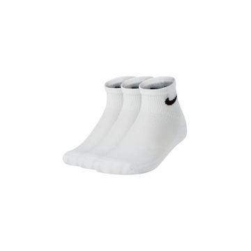 Ciorapi  Basic Qtr 3 Perechi Alb