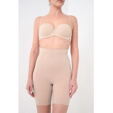 Colanti cu talie inalta - fara cusaturi - Maro