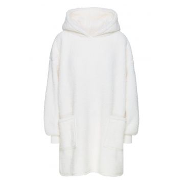 Halat dama -  Alb crem - Fleece