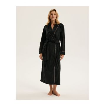 Halat de baie dama Negru Reva 2 - Negru