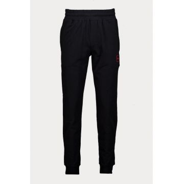 Pantaloni de pijama cu talie elastica - Rosu/Negru