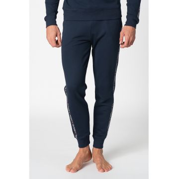 Pantaloni sport conici de casa - Bleumarin