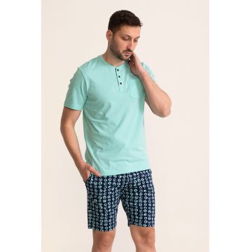 Pijama cu imprimeu grafic Marlon