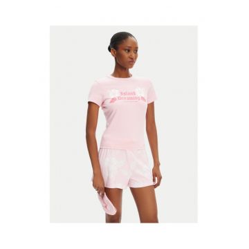 Pijama dama  JCLPJ125507 - Poliester/Elastan - Roz