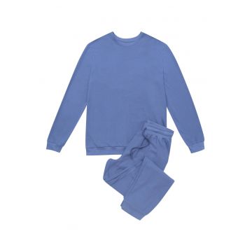 Pijamale  pentru barbati - Bumbac - Albastru deschis - Albastru