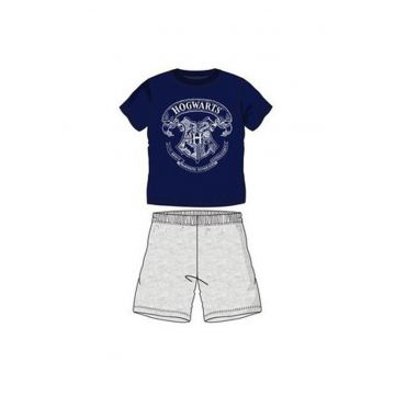 Pijamale scurte copii Harry Potter gri/albastru - Multicolor