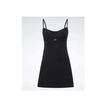Rochie sport dama HR5939 -  Negru - Bumbac -
