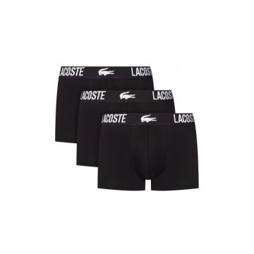 Set 3 perechi boxeri Barbati -  Negru - bumbac-elastan