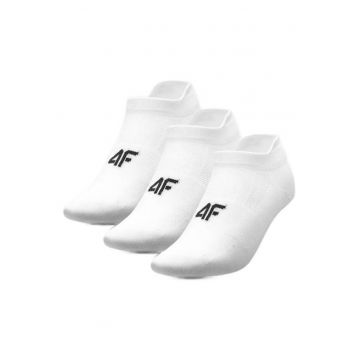 Set 3 perechi sosete dama  Poliamida - Alb - Alb
