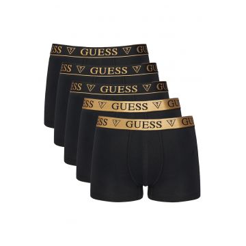 Set boxeri barbati -  Negru/Auriu - 5 perechi -
