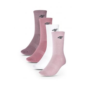 Set de 4 perechi de sosete lungi unisex JWAW24USOCF297 Colorat - 4F - Textil - Elastan