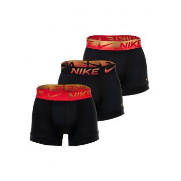 Set de boxeri cu tehnologie Dri-Fit - 3 perechi - Rosu/Auriu/Negru