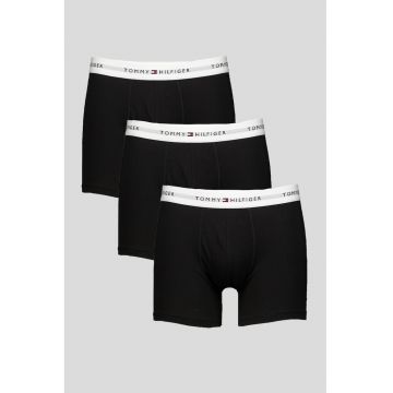 Set de boxeri din amestec de bumbac - 3 perechi - Negru