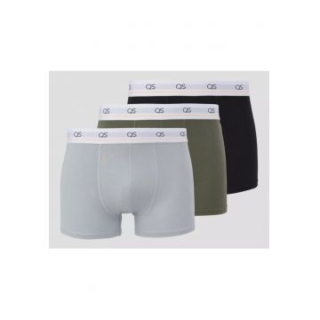 Set de boxeri din amestec de bumbac - 3 perechi - Verde