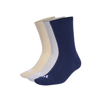 Set de sosete cu logo - 3 perechi - Albastru inchis/Bej/Gri melange