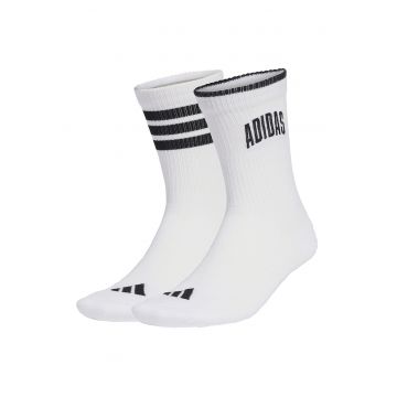 Set de sosete din amestec de bumbac cu logo - 2 perechi - Alb/Negru