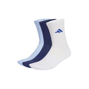 Set de sosete scurte cu logo -3 perechi - Alb/Albastru