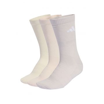 Set de sosete scurte cu logo -3 perechi - Galben/Roz prafuit/Liliac prafuit