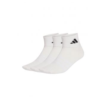 Set de sosete unisex din amestec de bumbac - 3 perechi - Alb