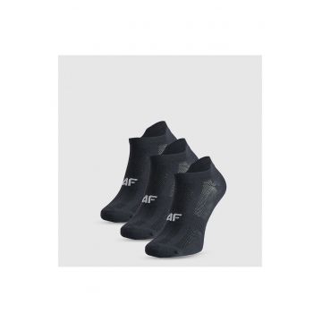 Sosete dama  set 3 perechi - antrenament - negre - 35-38 EU - bumbac