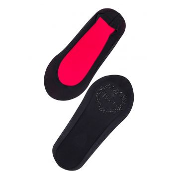 Sosete foarte scurte cu detaliu logo - 1 pereche - Negru