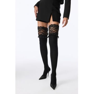 Sosete inalte pana la genunchi - Negru