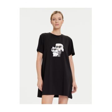 Camasa de noapte -  neagra