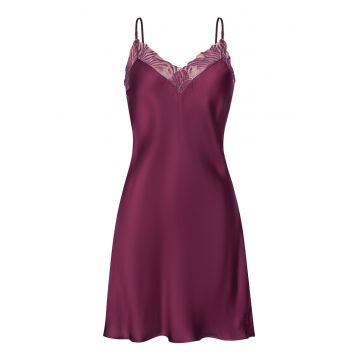 Camasa de noapte -  visiniu - pijama dama