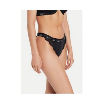 Chiloti brazilieni din dantela si banda cu logo