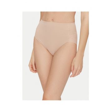 Chiloti clasici dama  talie inalta - bej - lenjerie intima -