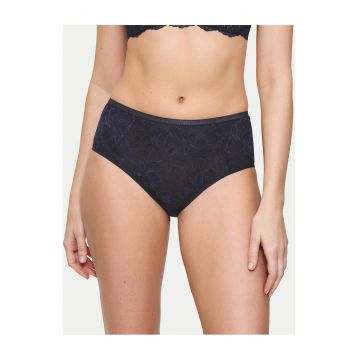 Chiloti clasici dama -  talie inalta - bleumarin - lenjerie intima -