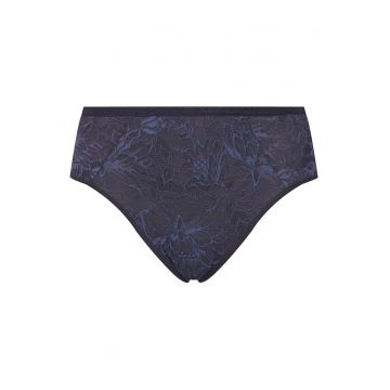 Chiloti clasici dama  talie inalta - bleumarin