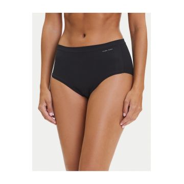 Chiloti clasici dama  talie inalta - negru - lenjerie intima -