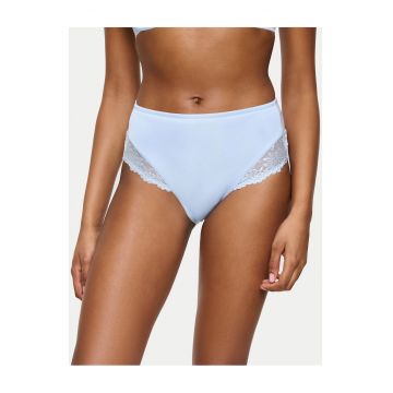 Chiloti clasici talie inalta -  albastru - Albastru